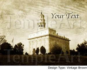 Image of Nauvoo LDS Mormon Temple Art 001 - Personalized Temple Art