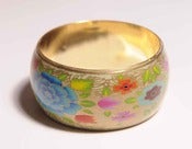 Image of Enamel Floral Bangle