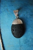 Image of Lava acorn pendant