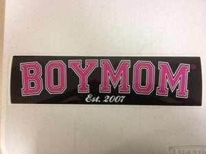 Image of New! Boymom Bumper Sticker