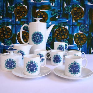 Image of Vintage Thomas of Germany Sunflower Coffee Set