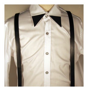 Image of Leather suspenders