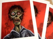 Image of "Walking Zombies" Giclee on Paper 11"x14" ARTIST'S PROOFS! ONLY 3!