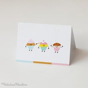Image of Cupcake Trio Note Cards