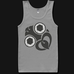 Image of Mens Shutterbug Singlet - Grey