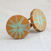 Image of bronze cufflinks