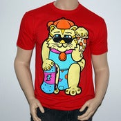 Image of Nachos Luck Cat shirt - RED