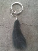 Image of Faux fur key chain