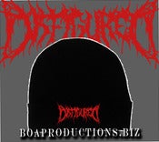 Image of Disfigured Red Logo Beanie IN STOCK NOW