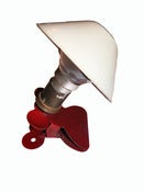 Image of Lampe à pincer Lisette bordeaux