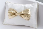 Image of *DE RETOUR* Coussin Noeud Doré EXCLUSIF By Mimosette