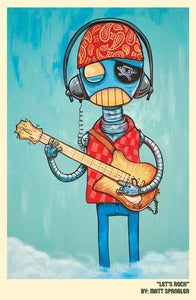 Image of Let's Rock Print