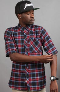 Image of Story Rd. 3/4 Sleeve Dark Flannel