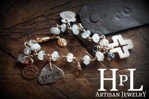 Image of Personalized Rosary Style Bracelet