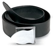 Image of Best Hunter Cintura Gomma Nera Fibbia Inox