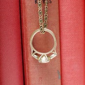Image of Diamond Anniversary: Ring Pendant - Brass