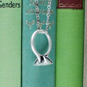 Image of Forever Yours: Ring Pendant - Antique Silver