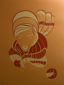 Image of "Art, Rock, Dance" Silk Screen Show Poster
