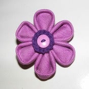 Image of Pink & Purple Origami Flower Brooch