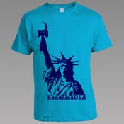 Image of Statue Logo Tee - Blue