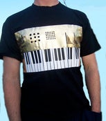 Image of synth tee black