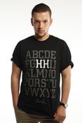Image of HH Alphabet Tee (Black)
