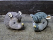 Image of Peluche Hérisson en laine feutrée
