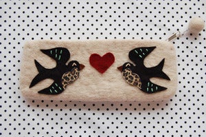 Image of Large Swallow Purse with Leopard Detail