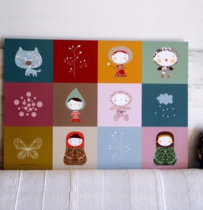 Image of Cuadro infantil Smallworld- Wall art Small World 