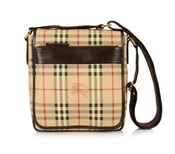 Image of Burberry Haymarket Messenger Bag 