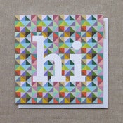 Image of "Geometric Hi" Everyday Card