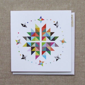 Image of "Geometric" Blank Card