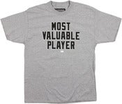 Image of MVP TEE | GREY HEATHER / BLACK / WHITE