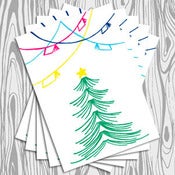 Image of Stack Christmas cards