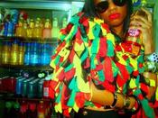 Image of DANCEHALL QUEEN CHIFFON RUFFLED JACKET