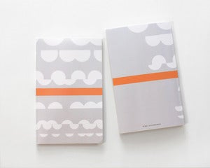 Image of Shapes Notebook - Salmon - SOLD OUT