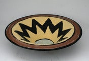 Image of Nobody's Perfect, melted record bowl with Charlie Brown T-shirt pattern, edition of 78, 
