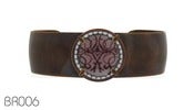 Image of Scrolls in Lavender and Ivory Bracelet
