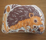 Image of Forest Friends Hedgehog Screenprinted Pillow