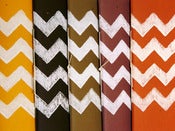 Image of Chevron Pattern Mini Sketchbooks; set of 5