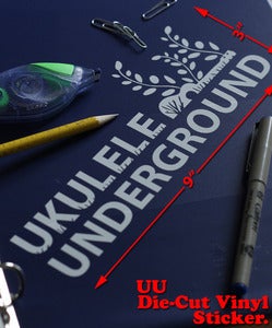 Image of Large UU Die Cut Vinyl Sticker
