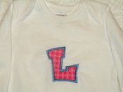 Image of Applique Initial Long Sleeve Shirt