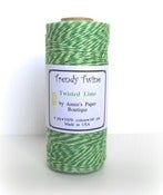 Image of Twisted Lime Trendy Twine {Light Green & Dark Green Bakers Twine}
