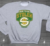 Image of Stolen Never Forget Grey Crewneck