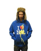 Image of I love Notts- Blue Hood