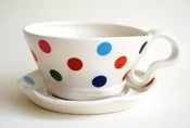 Image of Polkadot Cup & Saucer