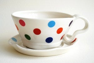 Image of Polkadot Cup & Saucer