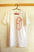 Image of Milk T-Shirt - Orange or Purple on White