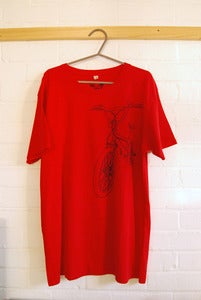 Image of BMX T-Shirt - Purple on Red