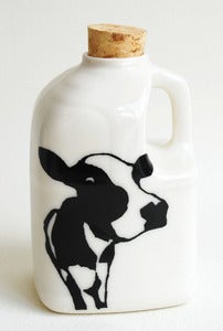 Image of Cow Face Milk Bottle